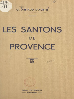 cover image of Les santons de Provence